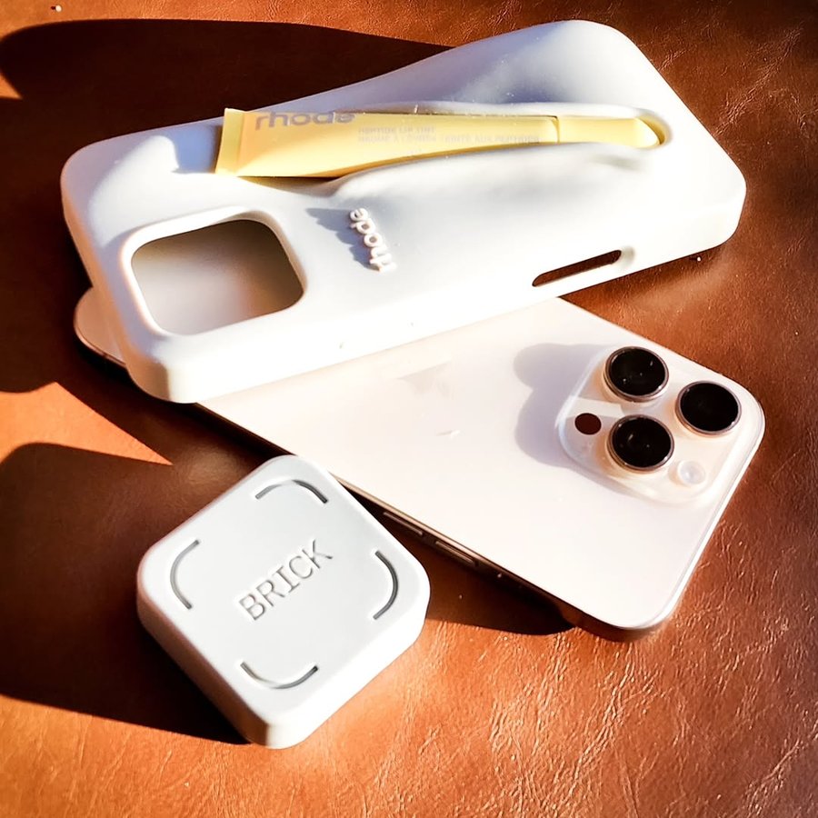 Instagram post by @euniceandlancelee for Brick. Caption reads: @getbrick gets rid of any distractions on your....