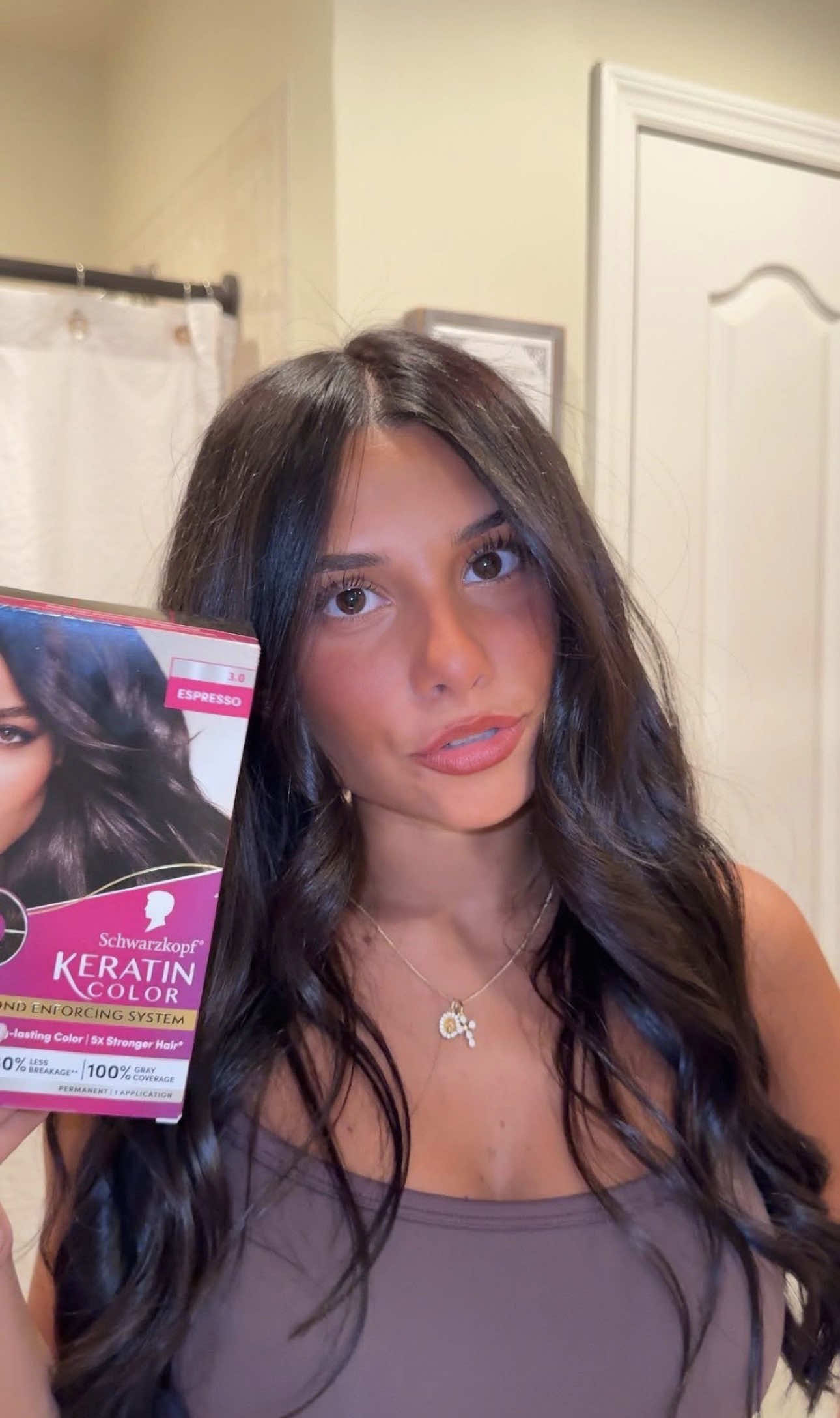TikTok post by @sofiareparto for Hair by Schwarzkopf USA. Caption reads: #SchwarzkopfPartner Using @Hair by Schwarzkopf USA....