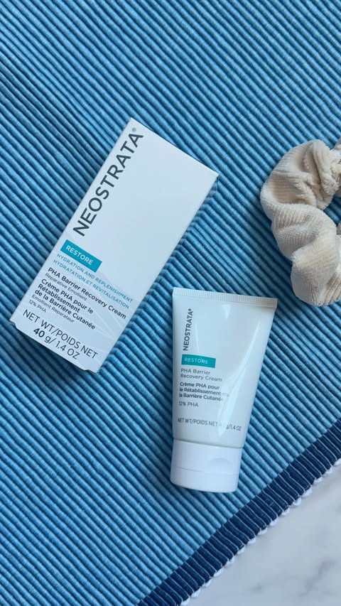 Instagram post by @lovetoreviewbykristen for NEOSTRATA. Caption reads: [...] this PHA Barrier Recovery Cream from....