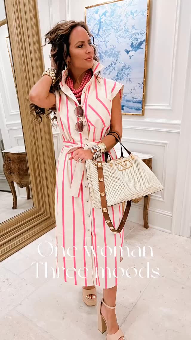 Instagram post by @airicapuckettstyle for The Willow Tree. Caption reads: 3 looks for 3 moods, all from @shopwillowtree!....