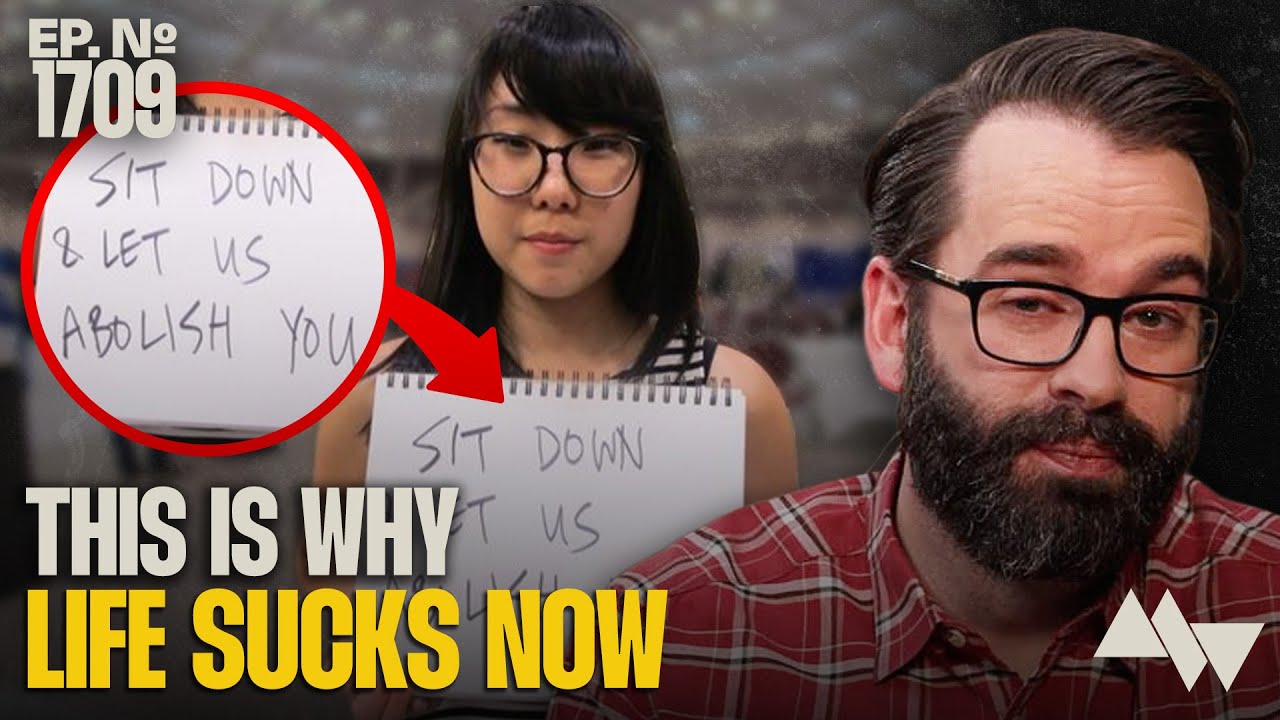 YouTube post by @MattWalsh for Good Ranchers. Caption reads: How Anti-White Male Discrimination Is The Root Of....