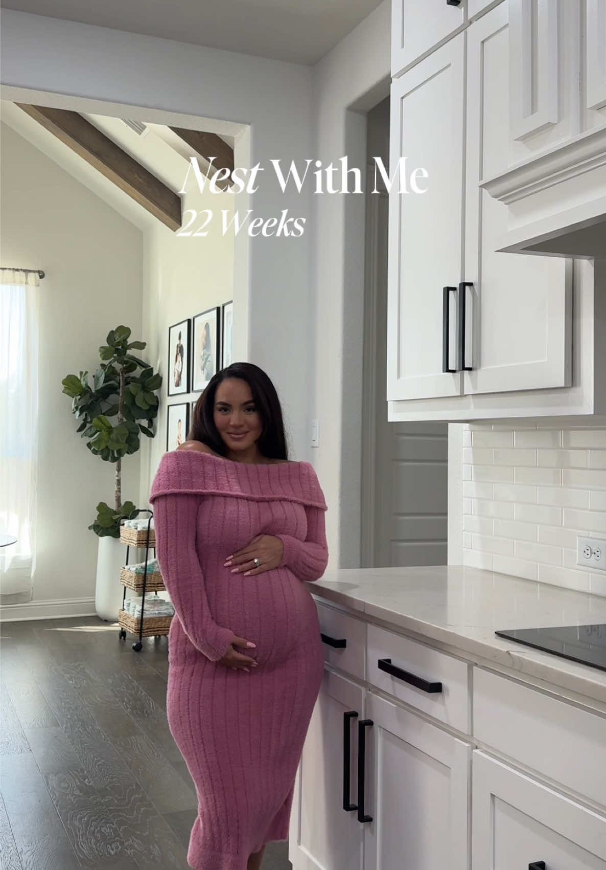 TikTok post by @juju_des for ByHeart. Caption reads: Nest with me for baby boy @ByHeart Whole Nutrition....