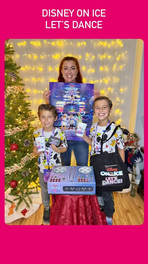 Instagram post by @magicfamilyadventures for Disney On Ice. Caption reads: 🪩Let’s Dance🪩 

Disney on Ice presents Let’s....