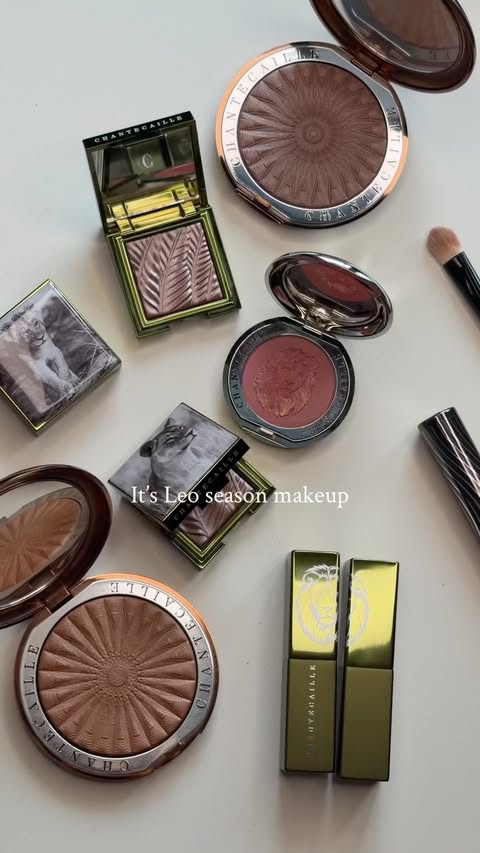 Instagram post by @gigischmitz_ for Chantecaille. Caption reads: [...] limited-edition Lion collection from....