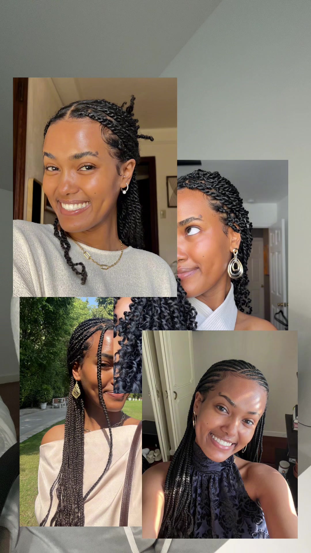 TikTok post by @leleda for Creme of Nature. Caption reads: New style unlocked thanks to @Creme of Nature !....