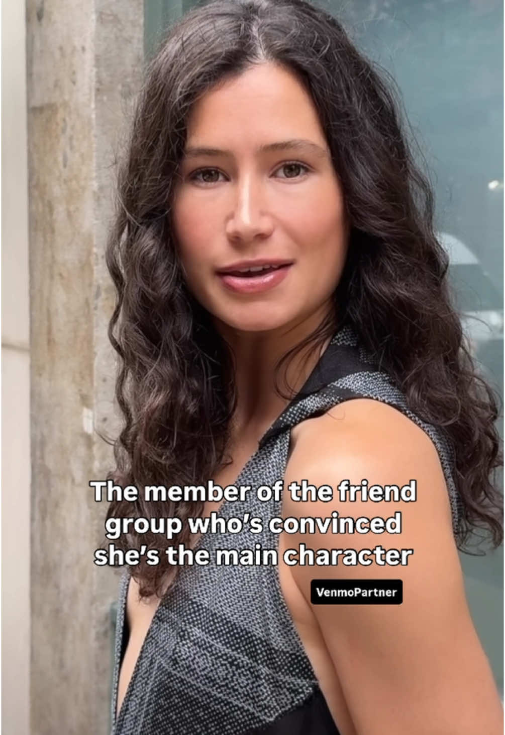 TikTok post by @delaneysayshello for Venmo. Caption reads: I couldn’t help but wonder…is it a Venmo world and....