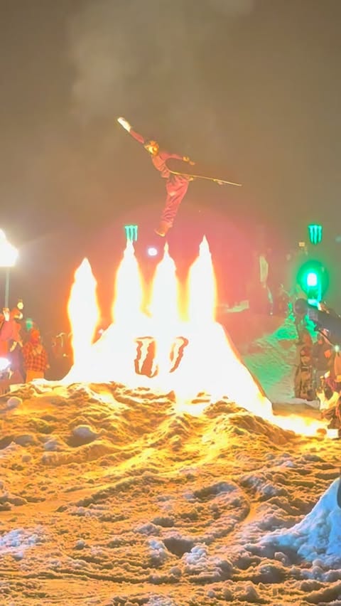 Instagram post by @69max420 for Skullcandy. Caption reads: @69max420 through the flames @diyx_strt_jam.