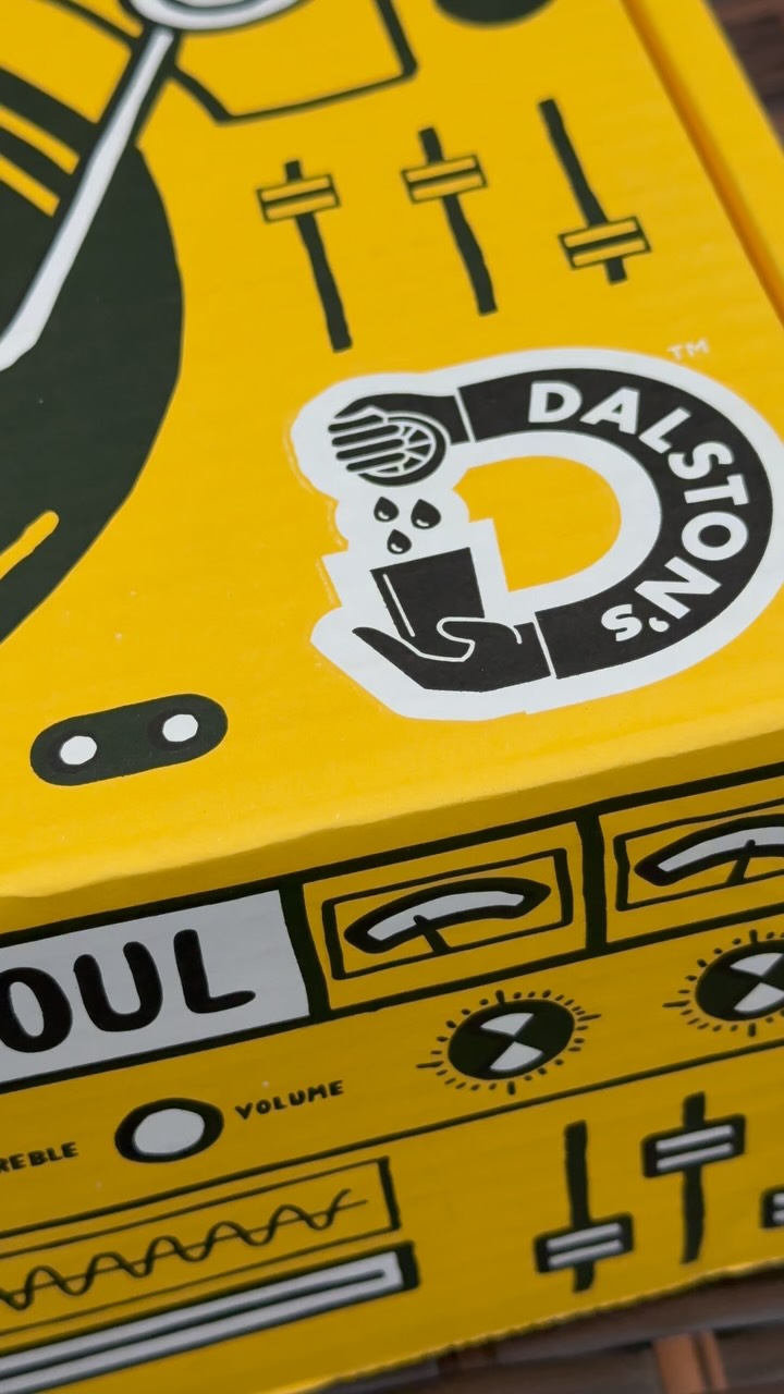 Instagram post by @reviewsbypuja for Dalston's. Caption reads: [...] with Fizzy Fruity drinks by @drinkdalstons....