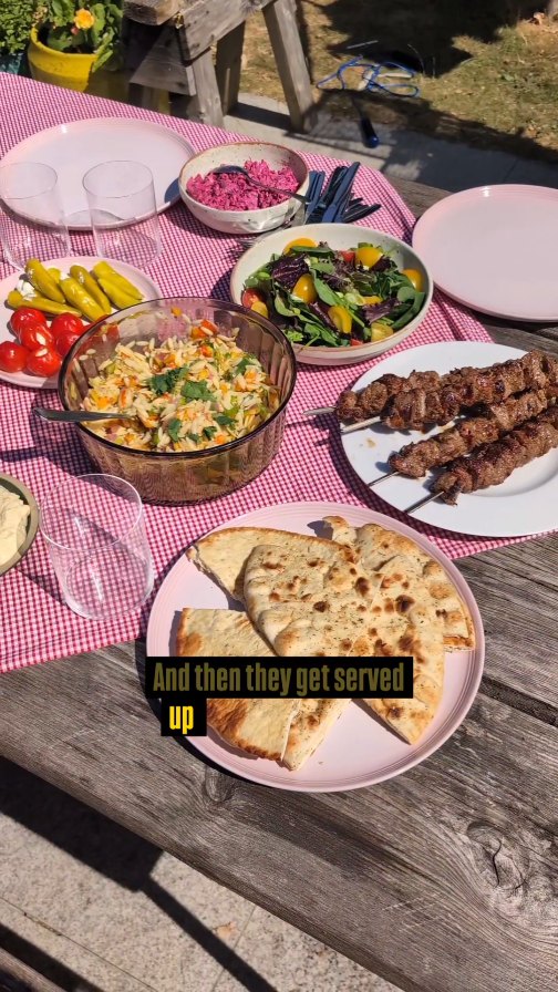 Instagram post by @melissafood for Ocado. Caption reads: [...] loads of tasty sides, all courtesy of....