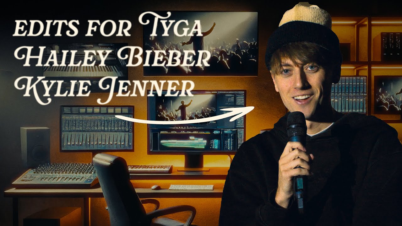 YouTube post by @JordanOrme for Tessan. Caption reads: How To Edit A Branded Music Doc | TESSAN x Rachael....