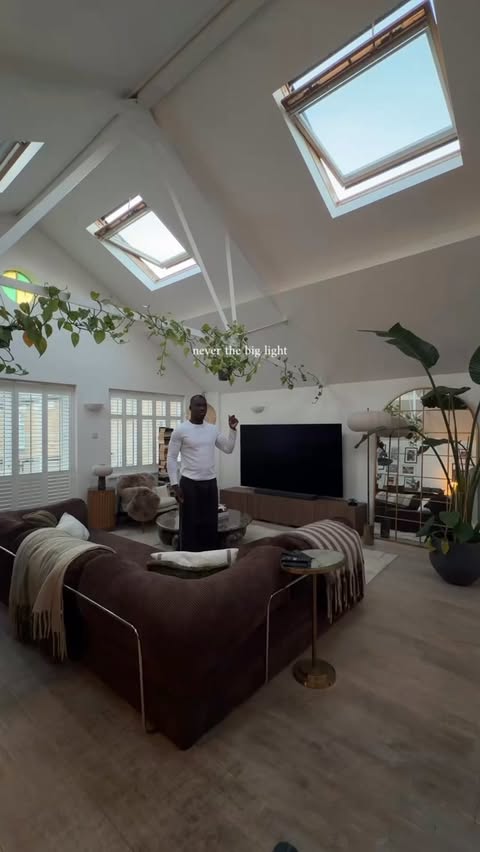 Instagram post by @solomonx for John Lewis & Partners. Caption reads: AD The gift of a warmer, calmer living space with....