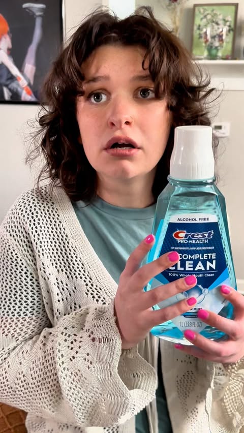Instagram post by @brigipson for Crest. Caption reads: #CrestPartner #Ad Got rid of my “bad breath [...].