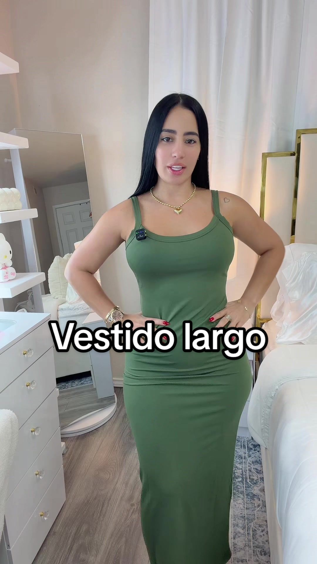 TikTok post by @laiyawoyerlin for ChicMe. Caption reads: ChicMe Women Spaghetti Strap Valentine's Day [...].