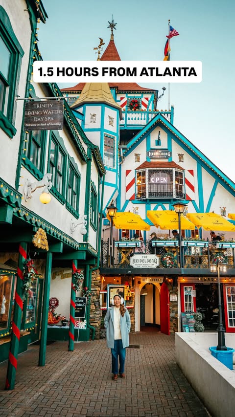 Instagram post by an influencer for Local Toyota Dealers. Caption reads: Can you believe there’s a mini Germany in Georgia....