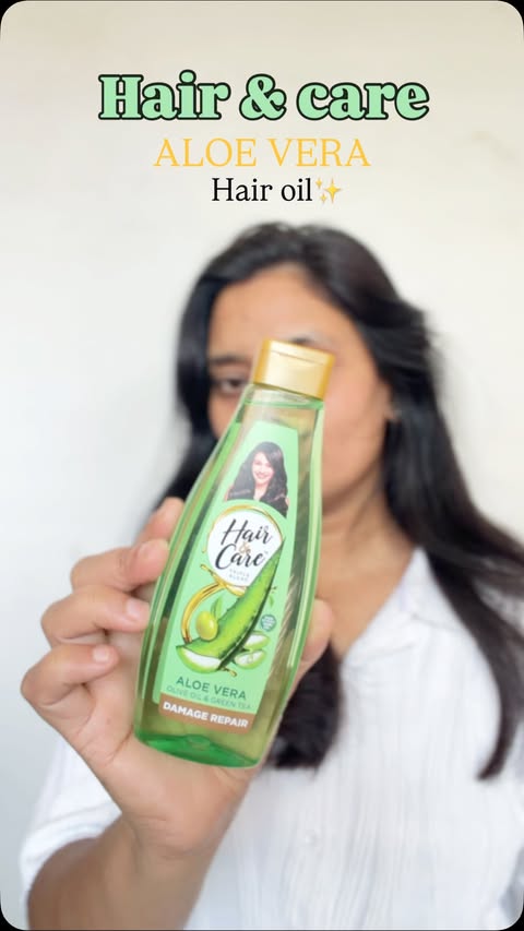 Instagram post by @cutiehimanshisingh for Hair & Care. Caption reads: [...] 2021 SoftAndShiny HealthyHairJourney....