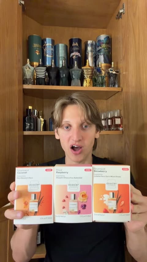 Instagram post by @fragranceknowledge for Dossier. Caption reads: [...] be your summer signature scent from....