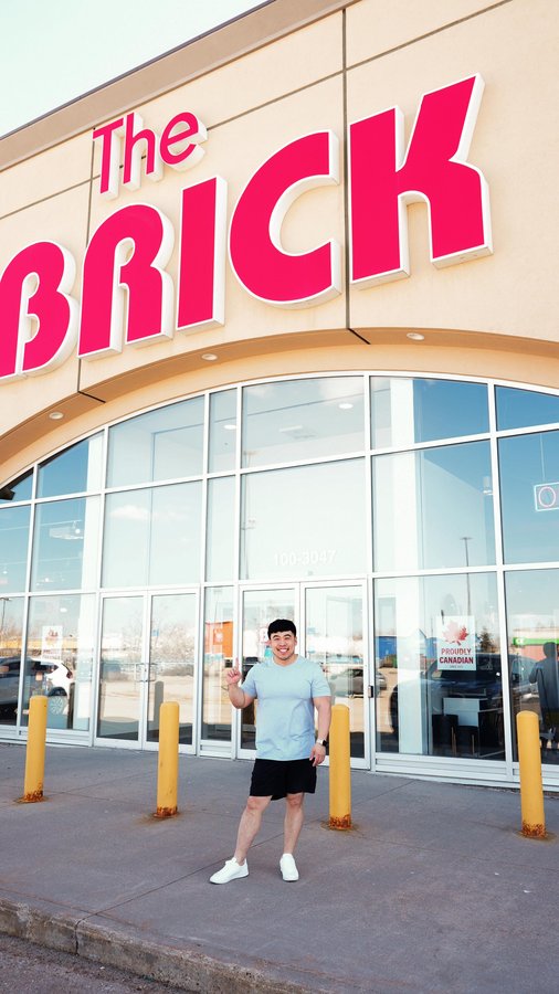 Instagram post by @gair_bear for The Brick. Caption reads: Summer just hits different at the Brick!....