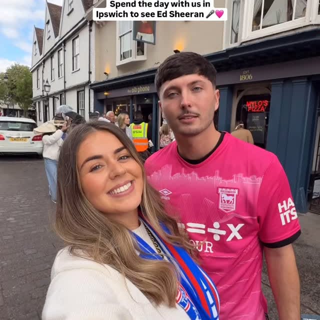 Instagram post by @nathanandgrace_ for Atlantic Records. Caption reads: [...] private gig 🥹

Thank you @edhq....