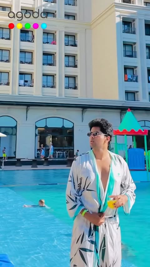 Instagram post by @chirag_gujral for agoda. Caption reads: [...] code CHIRAGSTAY to get UPTO 10% OFF on Agoda....