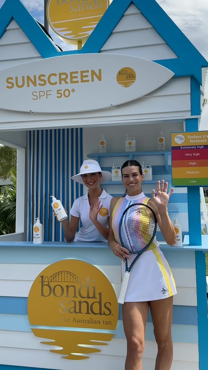 Instagram post by @ajlatom for Bondisands. Caption reads: Aussies don’t play when it comes to sun safety.....