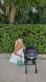 Instagram post by @bro0ketini for Doona. Caption reads: spend a Sunday with us! 🫧🤍 @doonausa....