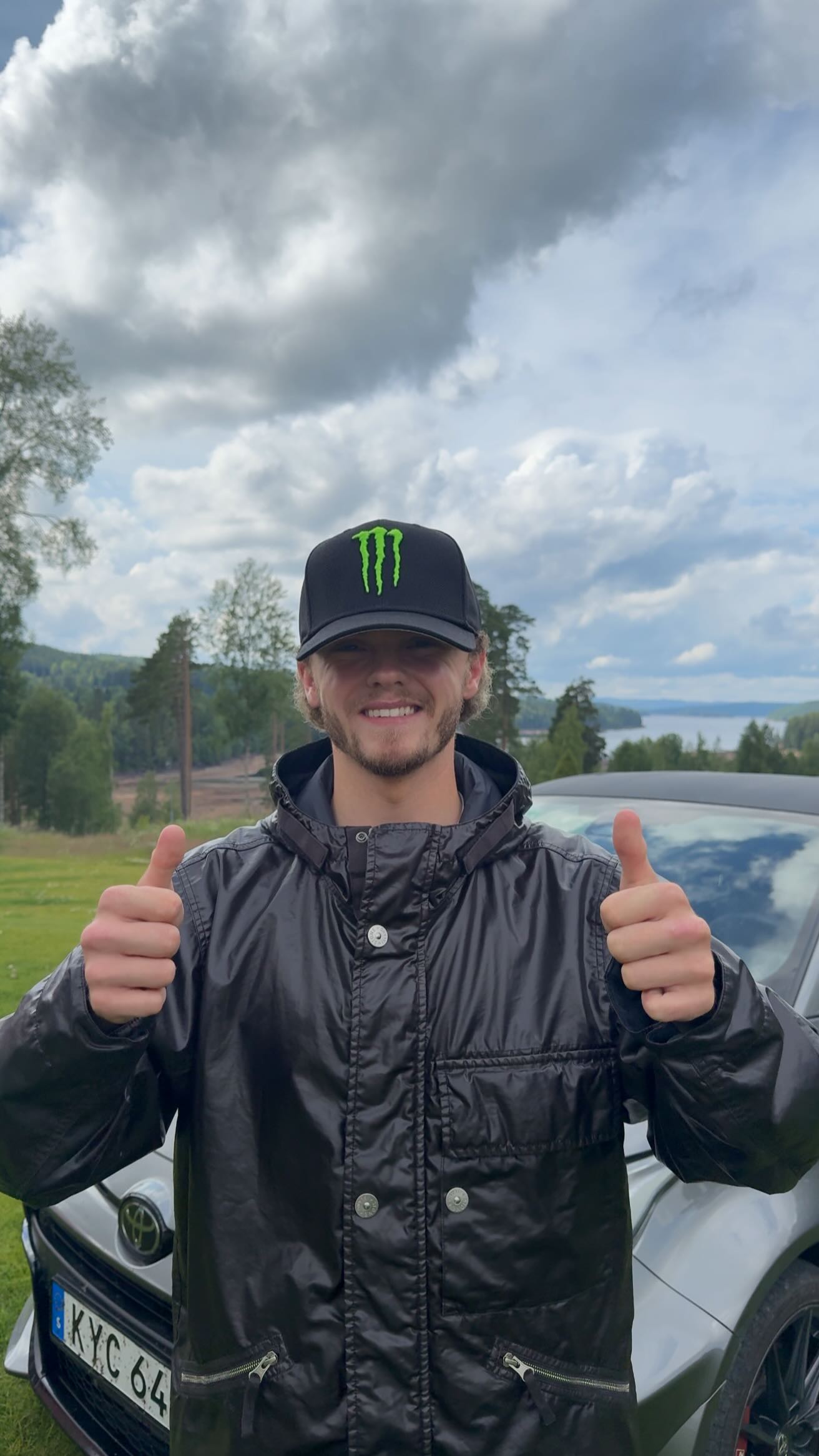 Instagram post by @oliversolberg01 for TOYOTA. Caption reads: It’s the dream moment we’ve been working....