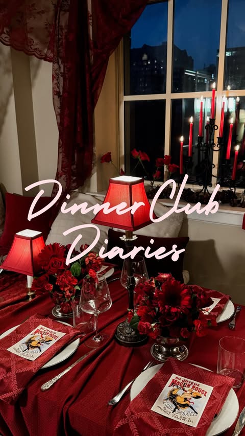 Instagram post by @itsmelmiller for Good Foods. Caption reads: [...] dinner parties for the year ❤️💋🥀 ft.....