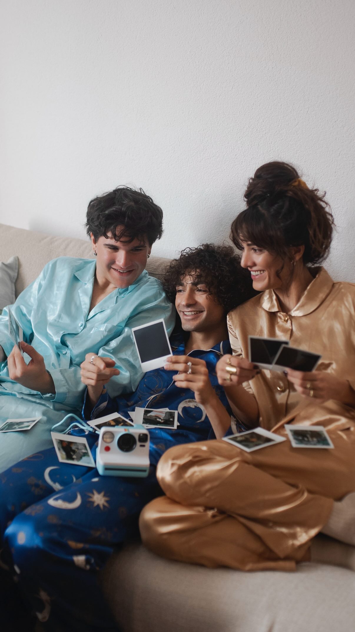 Instagram post by @mehrandjojan for Polaroid. Caption reads: [...] give memories, not just presents. A....