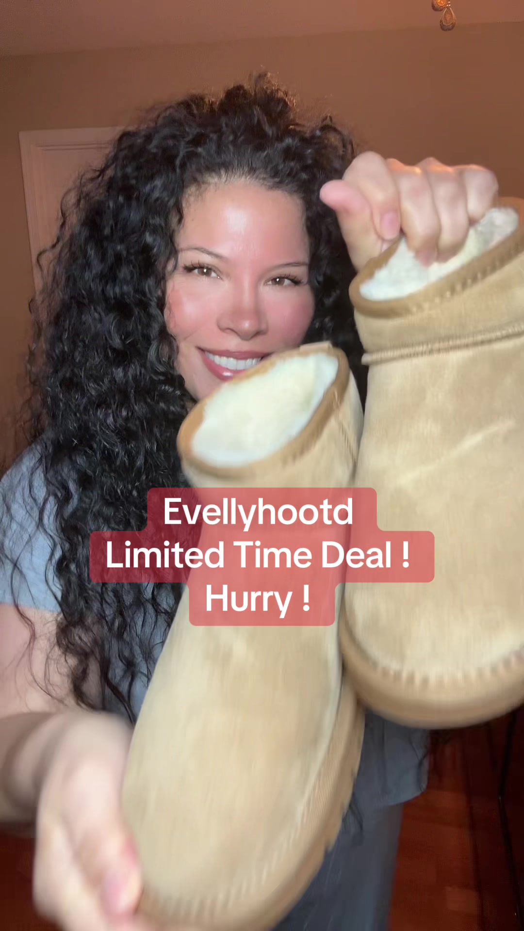 TikTok post by @calivibes8 for evellyhootd. Caption reads: [...] is a limited time offer  !! Run!!....