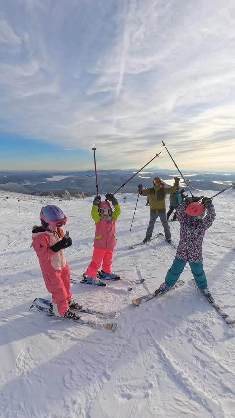 Instagram post by @motherhood.outdoors for Cardo Systems. Caption reads: Big moments feel easier when you stay connected.....