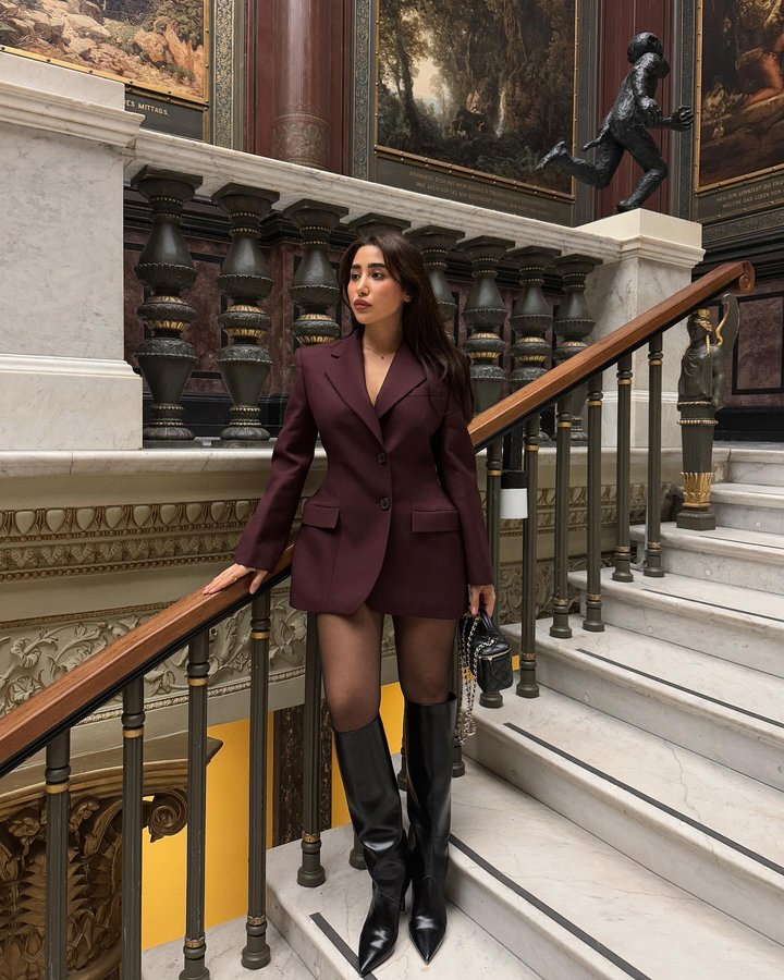 Instagram post by @sepidehghmi for Source Unknown. Caption reads: A little bit art 🪭 wearing....