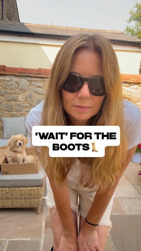Instagram post by @piptomson for Dr. Martens. Caption reads: ‘WAIT’… for the boots 👢 Thanks so much....