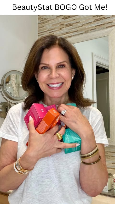 Instagram post by @gwenliveswell for BeautyStat Cosmetics. Caption reads: I truly did not need more skincare. Then....