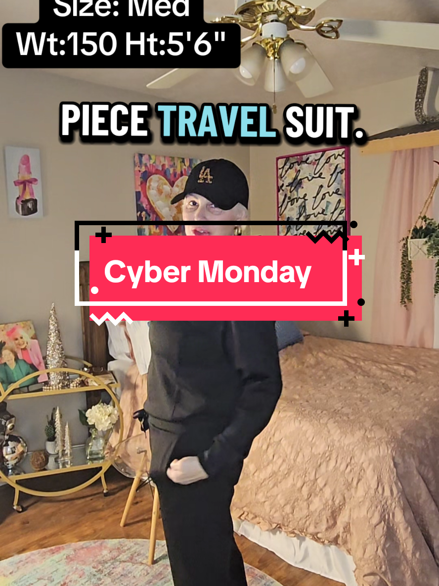 TikTok post by @kimberlydubea for PrettyGarden. Caption reads: I'm living in this PRETTYGARDEN 2-Piece Sweatsuit....