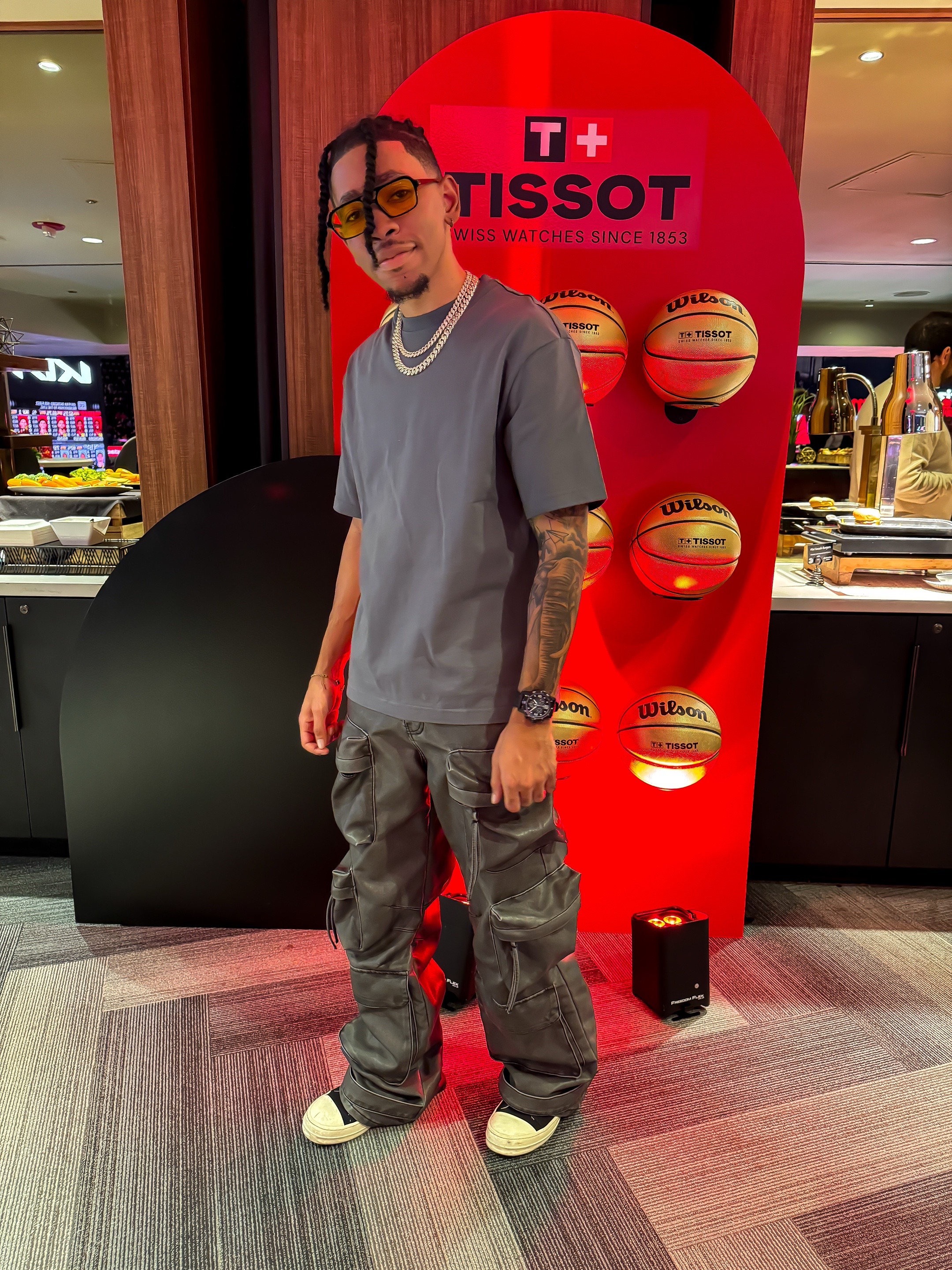 TikTok post by @ken.w2 for Tissot USA. Caption reads: Blessed and grateful ❤️ shoutout to @TISSOT for....