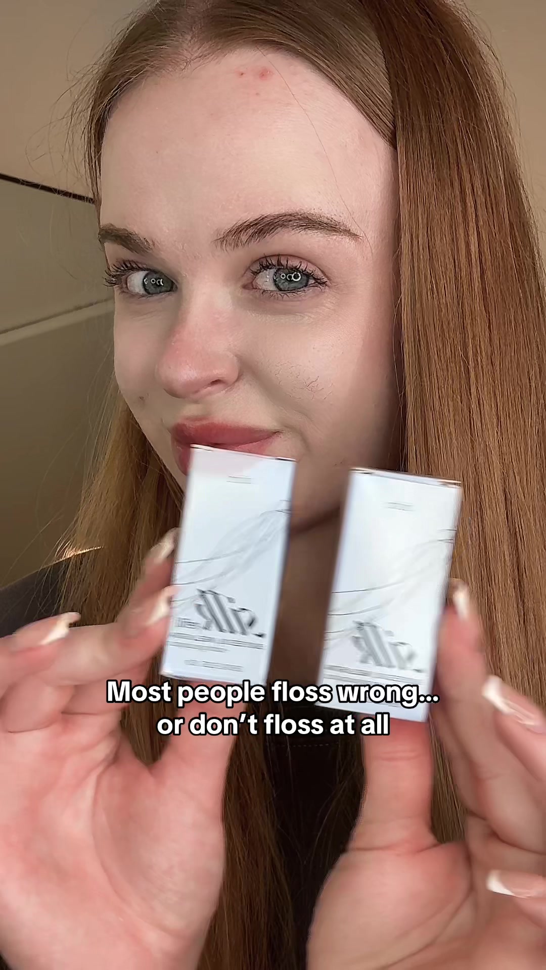 TikTok post by @mwls.lissa for No BS Toothpaste. Caption reads: Obsessed 💕@NOBS Routines #recommendations....