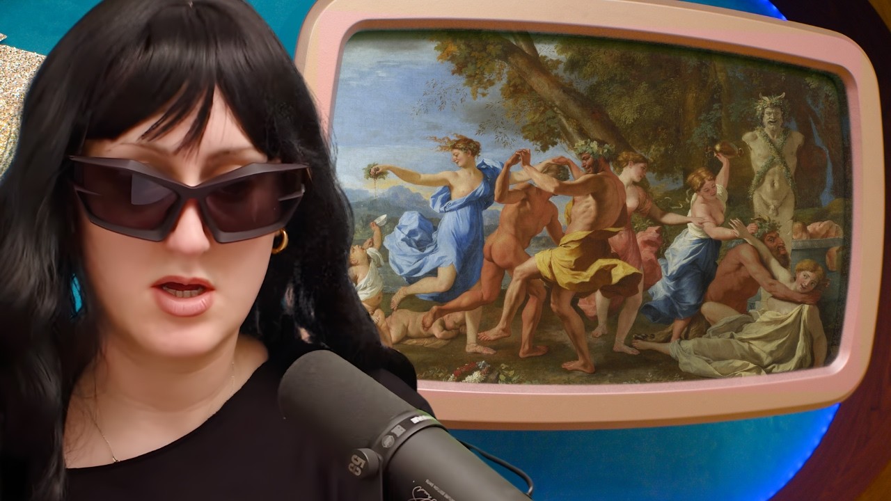 YouTube post by @BroskiReport for Hungryroot. Caption reads: I Reject Heaven and Hell, It's BORING.