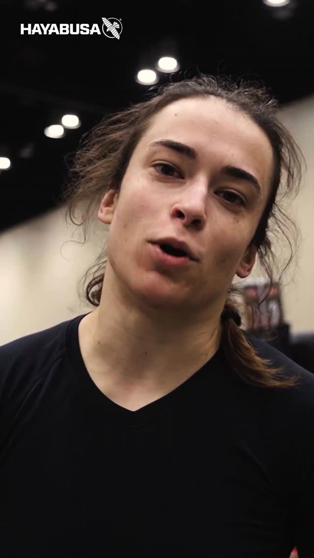 Instagram post by @anamayor_bjj for Hayabusa Fightwear. Caption reads: @anamayor_bjj is in the semis - watch on....
