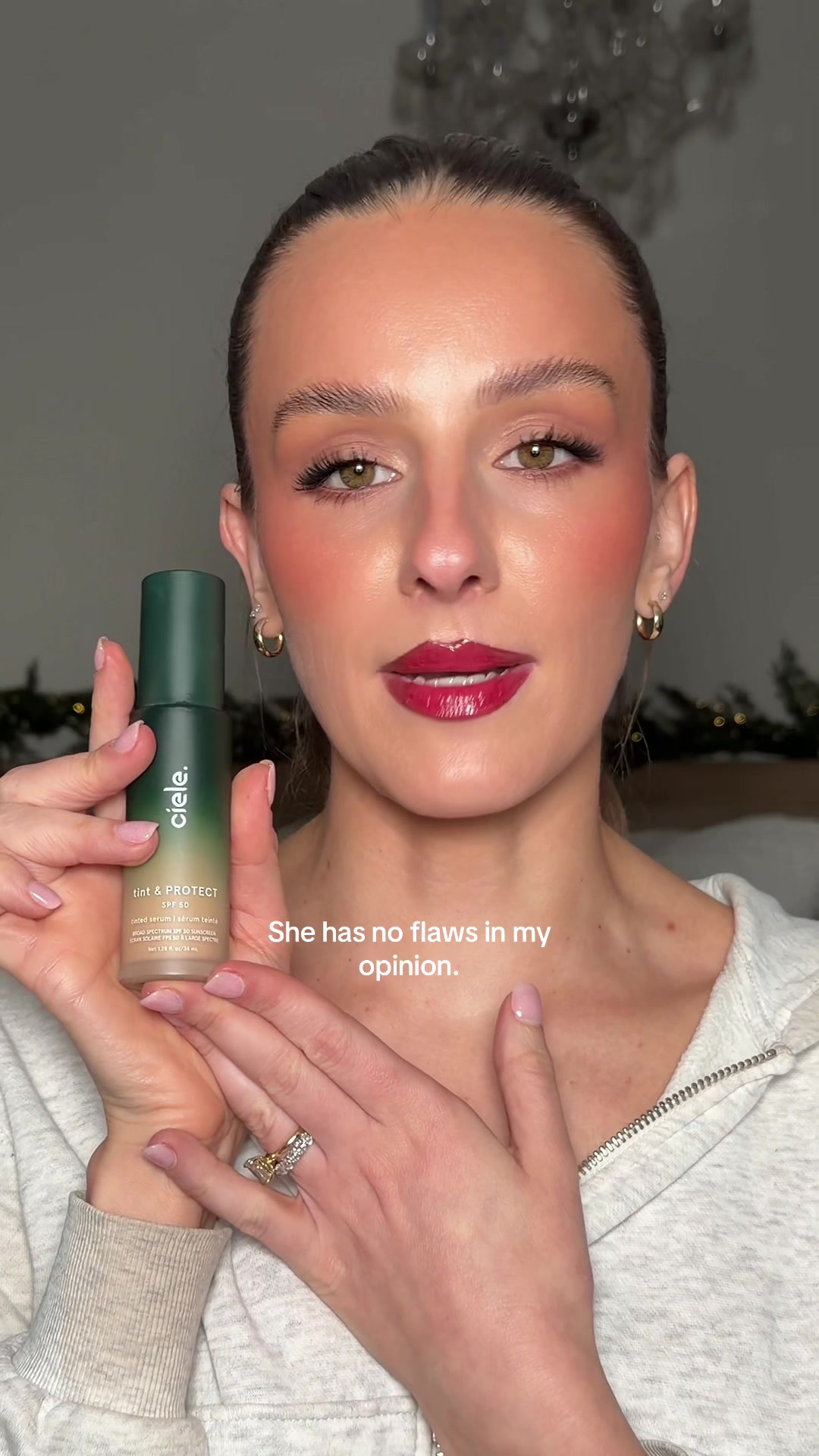 TikTok post by @juuujubee for ONE SIZE BEAUTY. Caption reads: 5 top most used products of 2025  @ONE SIZE BEAUTY....