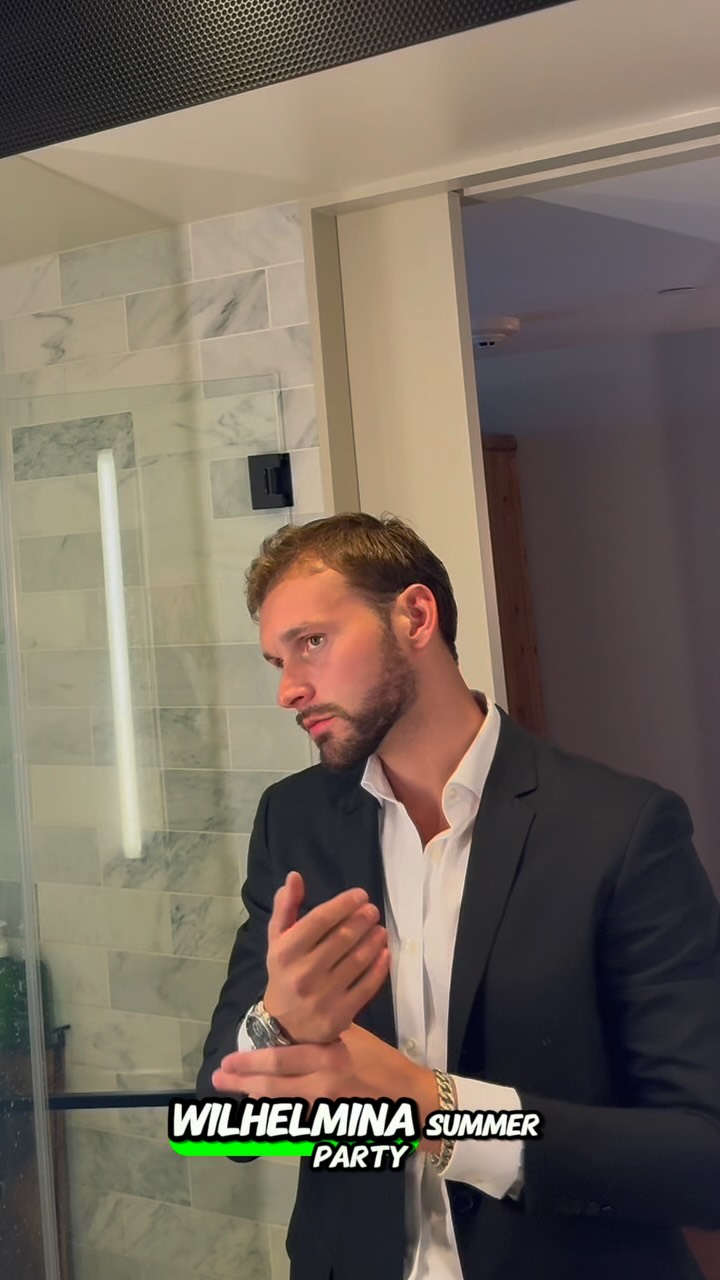 Instagram post by @jeremycook4 for WILHELMINA. Caption reads: GRWM at @1hotel.weho 🌿
Thankful for everything....