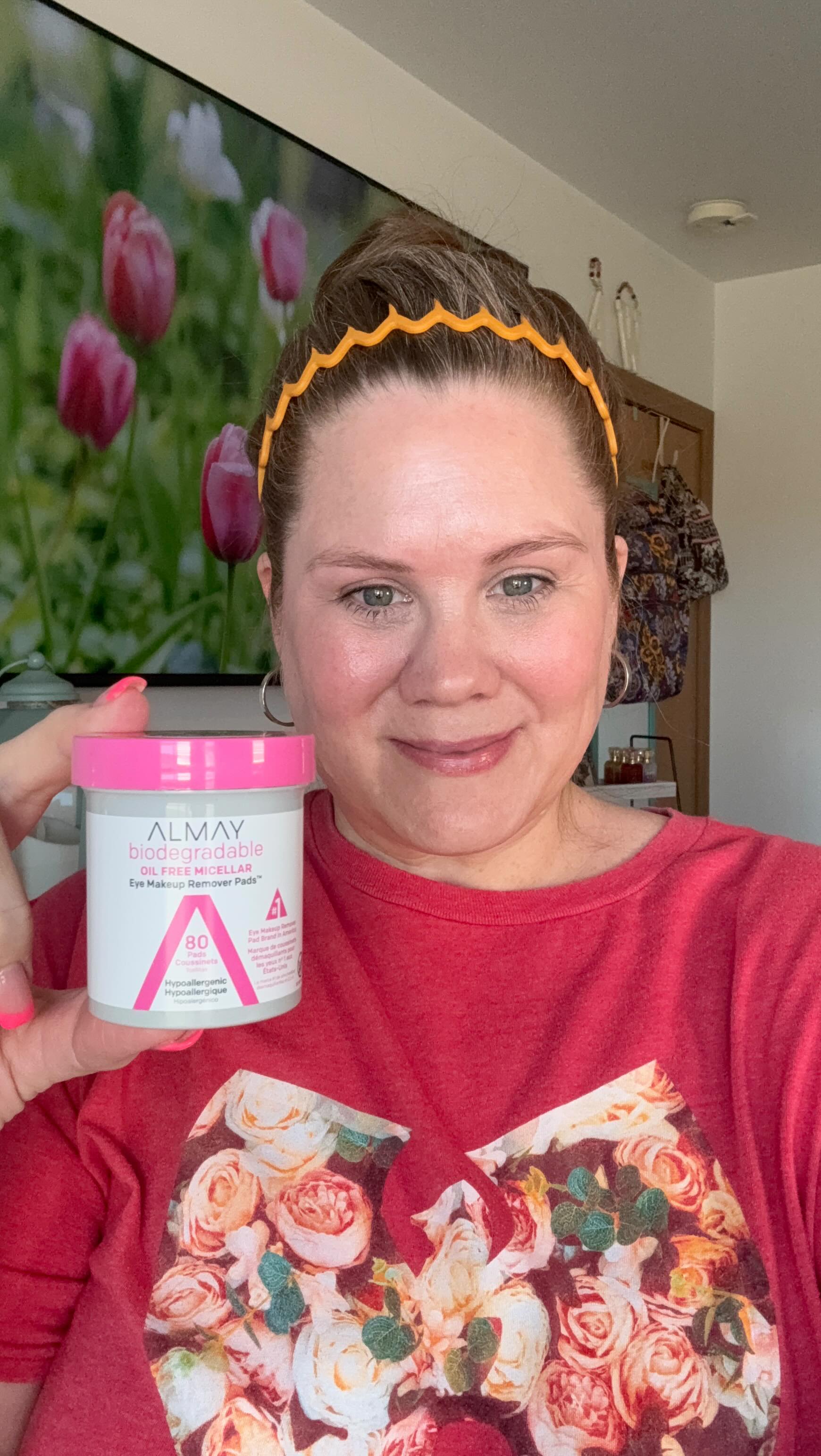 Instagram post by @anne.whitney.1229 for ALMAY. Caption reads: Almay @influenster @almay 💞Oil Free Micellar....