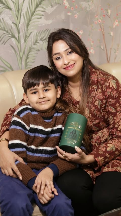 Instagram post by @cuddlesandcutlery for Vasu Healthcare. Caption reads: Mom’s peace of mind = child’s happy routine 💚....