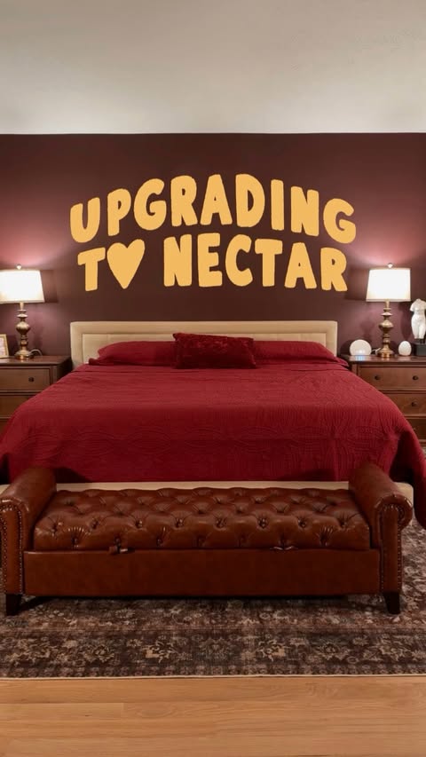 Instagram post by @mrs.isabelabarbosa for Nectar Sleep. Caption reads: [...] #bedroommakeover #ILoveMyNectar....