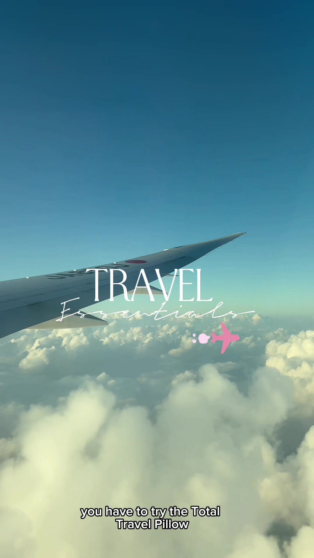 TikTok post by @kaarenxox for Trtl Travel. Caption reads: [...] Pillow That Changed My Flights....