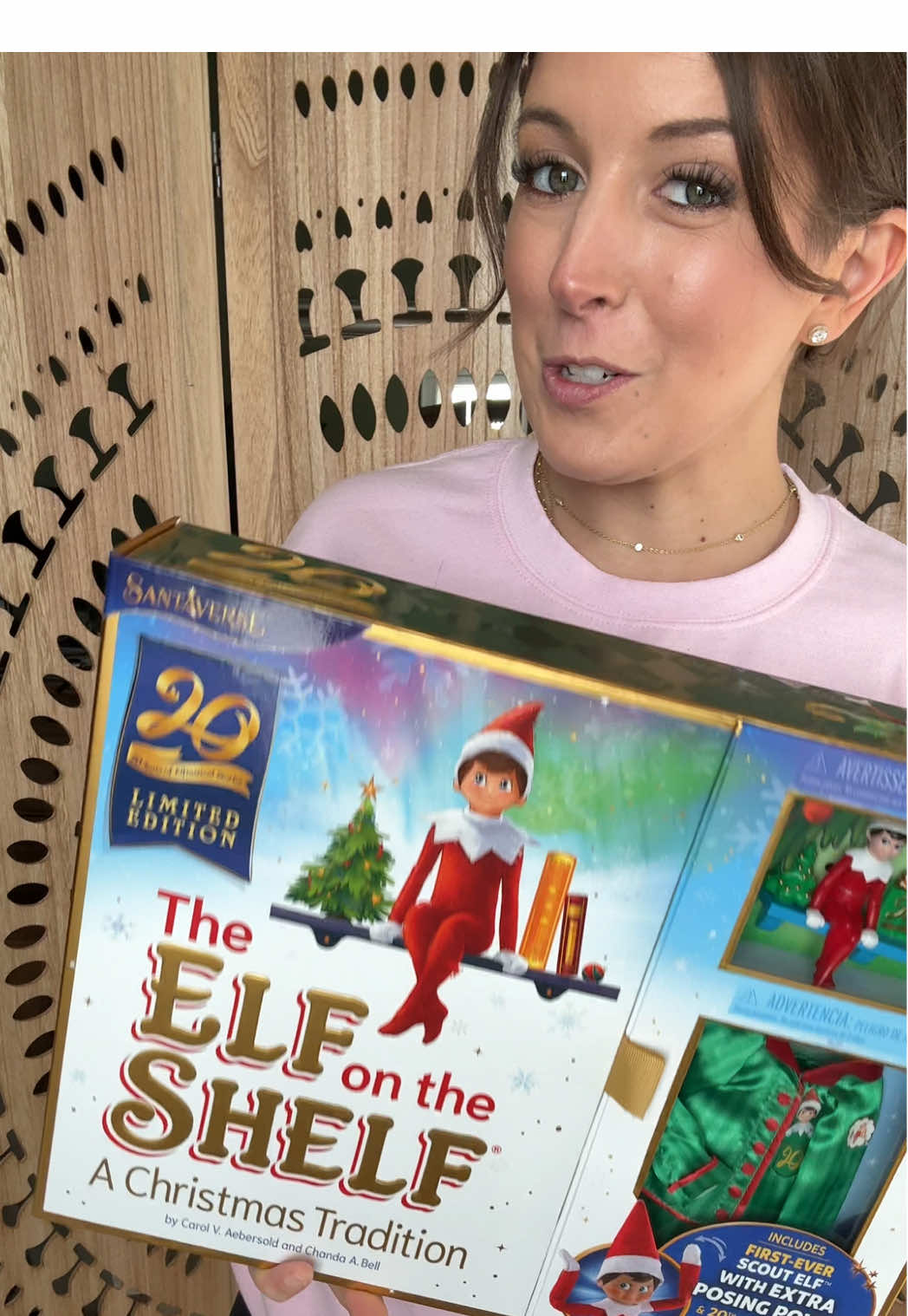TikTok post by @heathermillee for The Elf on the Shelf. Caption reads: [...] friends! This limited edition @The Elf on....