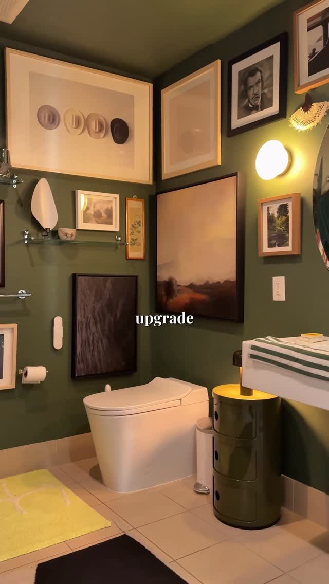 Instagram post by @donborsch for KOHLER. Caption reads: Meet my newest obsession: the Leap Smart Toilet by....