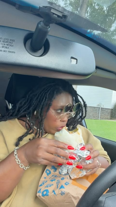 Instagram post by @raisingcades10 for QDOBA. Caption reads: Sometimes, I just need a little @qdoba for Me,....