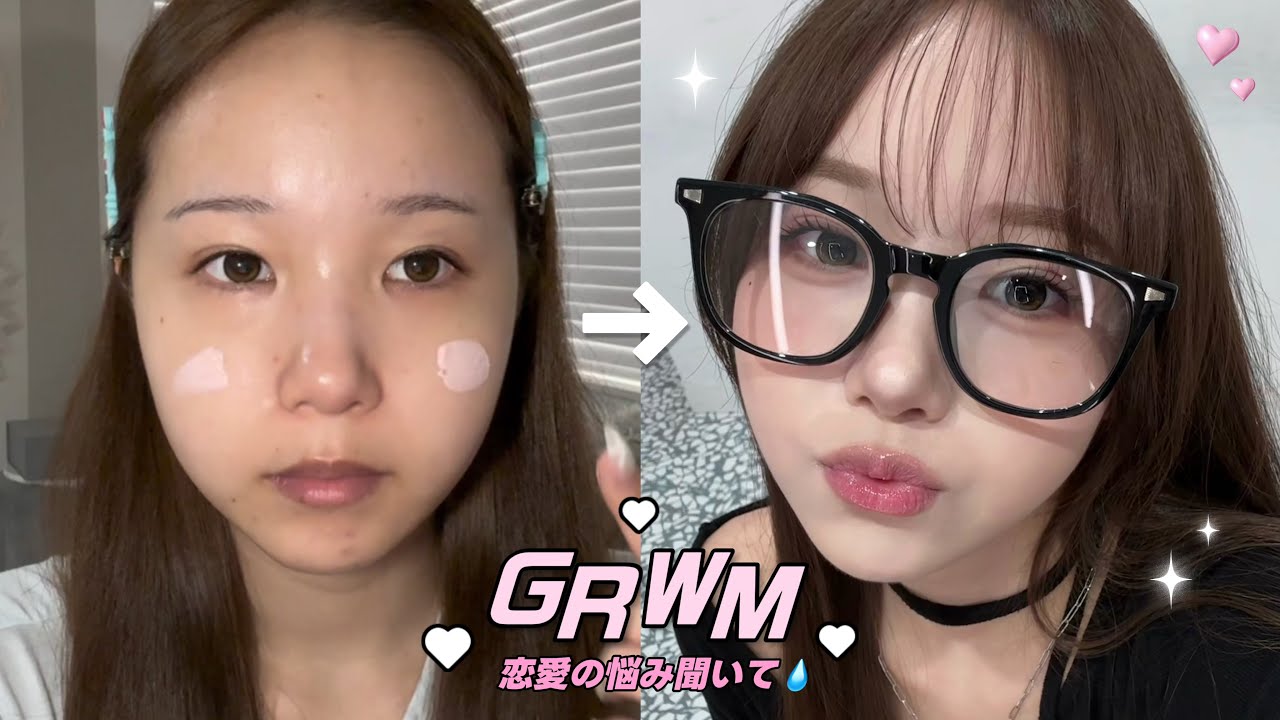 YouTube post by @_kyokachannel for Qoo10. Caption reads: [ASMR] I get sick, my love life is full of....