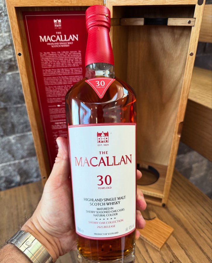 Instagram post by @whiskyvegas for The Macallan. Caption reads: In case you haven’t noticed or somehow missed the....