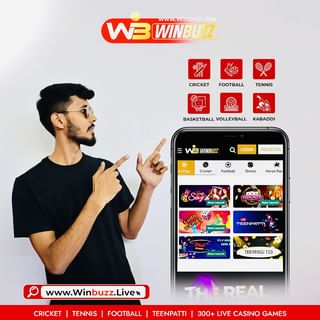 Instagram post by @anuj_mehto__ for WinBuzz. Caption reads: @winbuzzofficial Visit Now - www.winbuzz.live #ad....